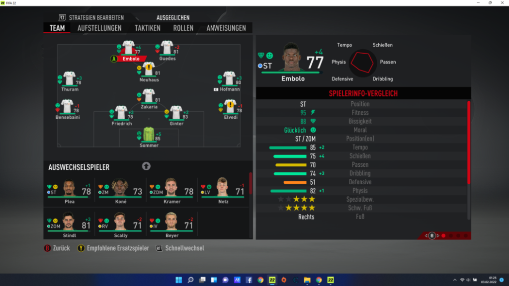 Fifa 22 Gladbach