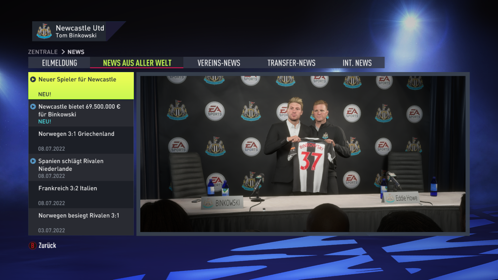 Fifa 22 Newcastle United