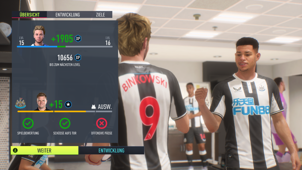 Fifa 22 Kabine Newcastle 