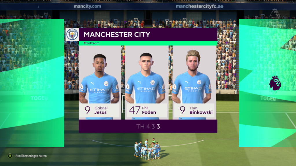 Fifa 22 Mancity Team