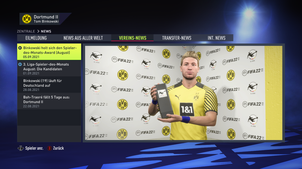 Fifa 22 Spieler des Monats