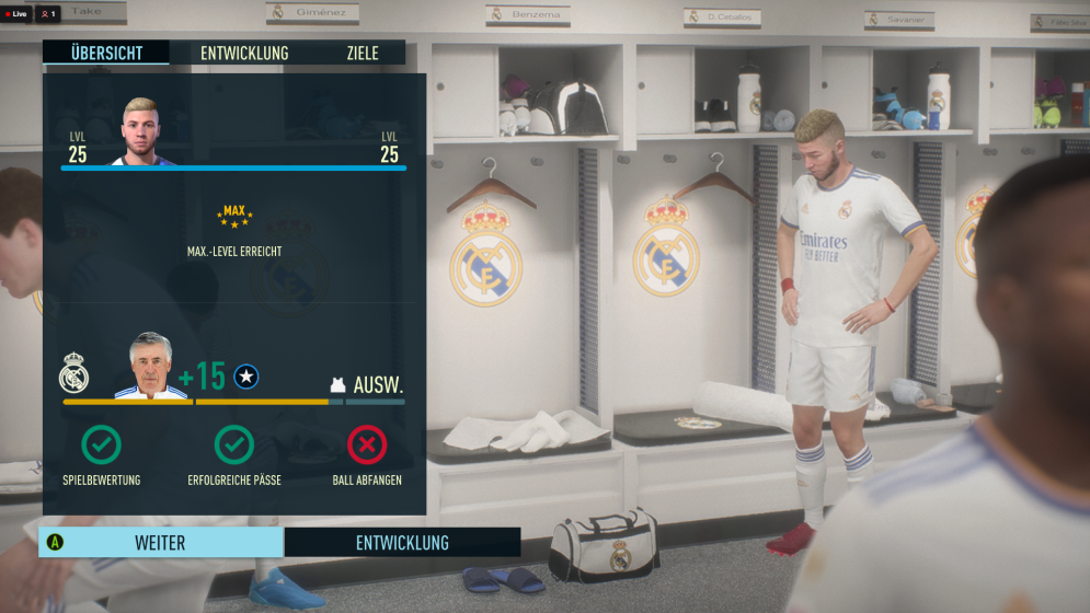 Fifa 22 Real Madrid Kabine