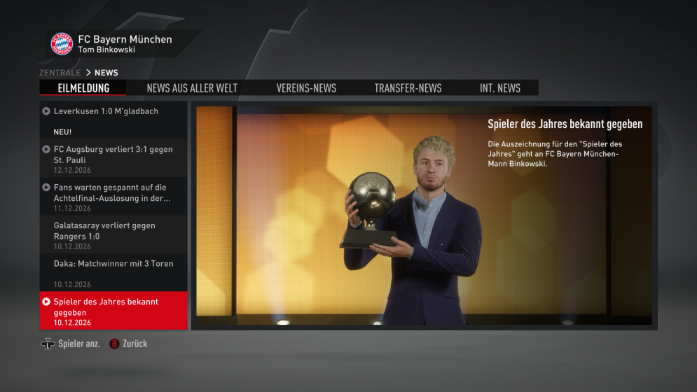 Fifa 22 Spielerkarriere Ballon d'Or