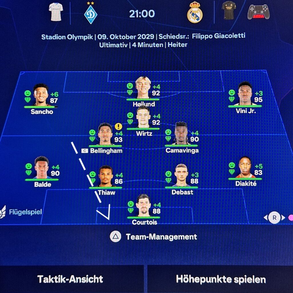 EA FC 24 Teammanagement