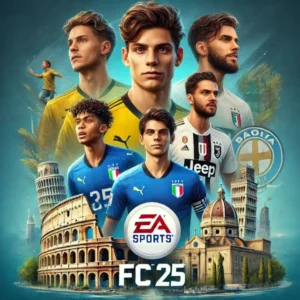 Das Bild zeigt Talente aus Italien im EA FC 25 Karrieremodus.