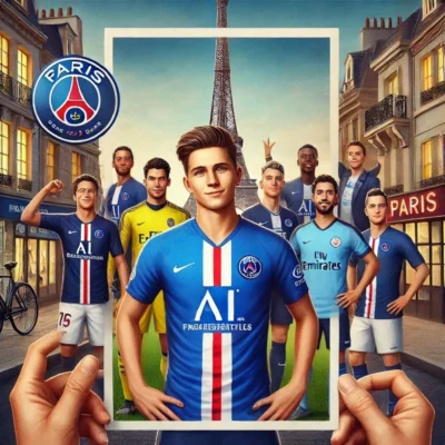 Das Bild zeigt junge Talente aus Frankreich für den EA FC 25 Karrieremodus