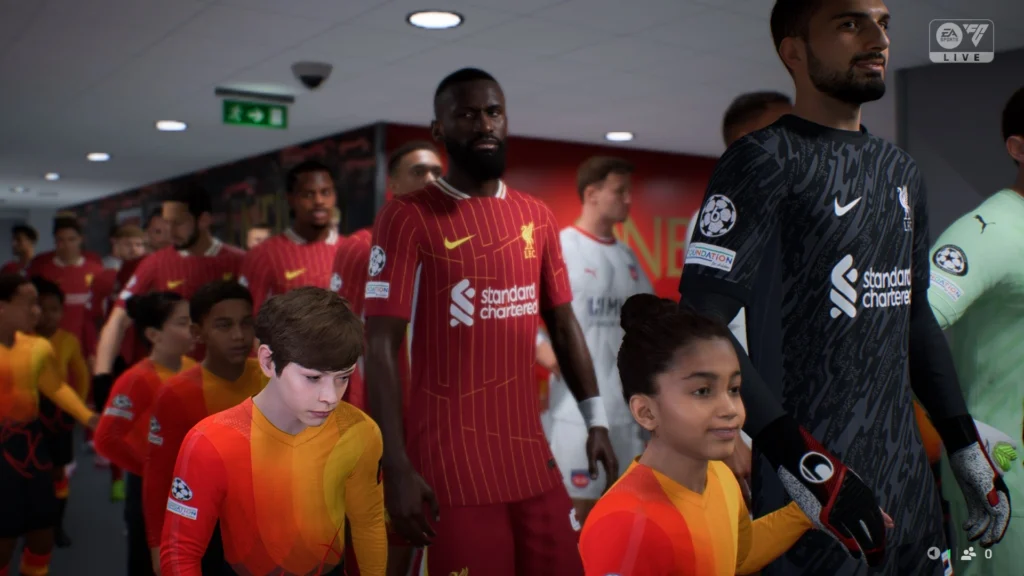 Das Bild zeigt im EA FC 25 Karrieremodus den FC Liverpool