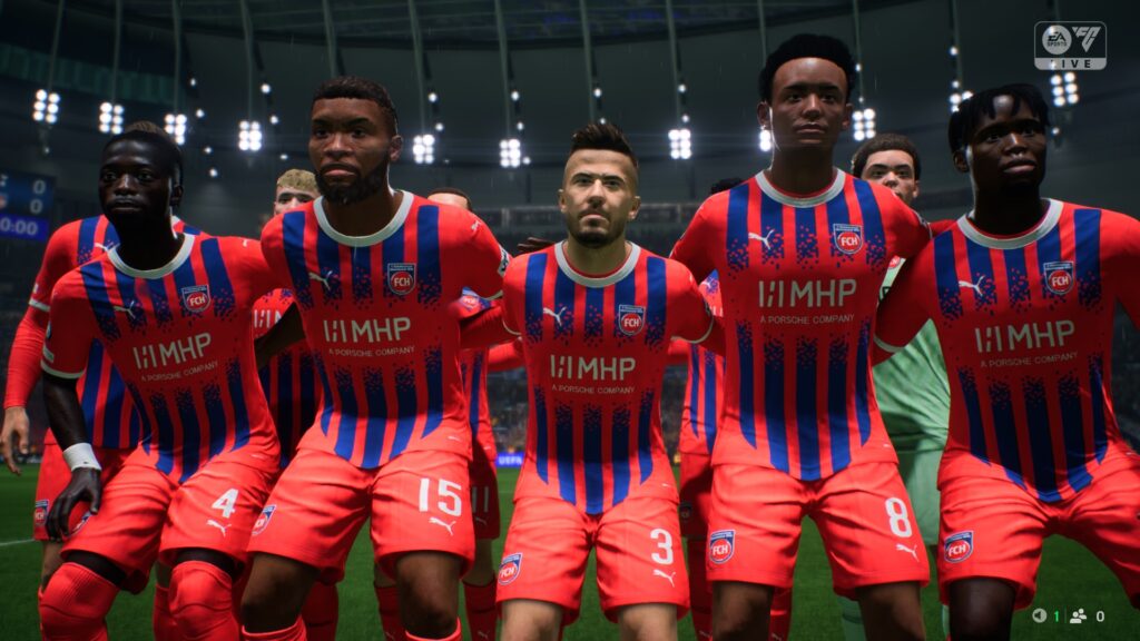 Das bild zeigt im EA FC 25 Karrieremodus den FC Heidenheim