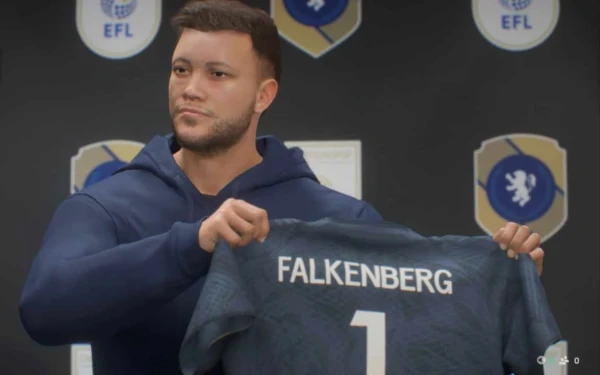 Das Bild zeigt den Deutschen DAniel Falkenberg als neuen Trainer von Ashford im EA FC 25 Karrieremodus.