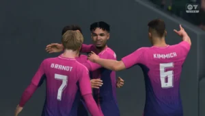 Eine Karriere mit der Nationalmannschaft, wie hier Deutschland im EA FC 25 Karrieremodus.