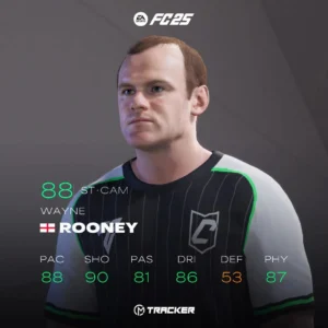 Bild zeigt Wayne Rooney als Icon im EA FC 25 Karrieremdodus