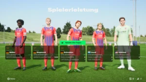 Das Bild zeigt die Jugendakademie im EA FC 25 Karrieremodus,  mit Update 6 gibt es Verbesserungen.