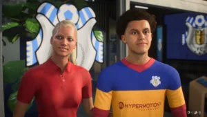 Das Bild zeigt Bennan Johnson im EA FC 25 Karrieremodus bei seiner Ankunft beim Royal FC London. 