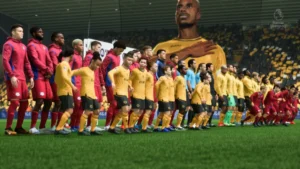 Das Bild zeigt die Aufstellung der Wolverhampton Wanderers im EA FC 25 Karriermeodus.