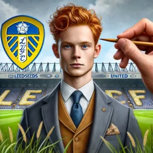 Das Bild illustriert Prince Harry bei Leeds United im EA FC 25 Karrieremodus.