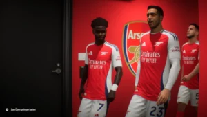 Das Bild zeigt den FC Arsenal im EA FC 25 Karrieremodus.