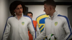 Das Bild zeigt Leeds United im EA FC 25 Karrieremodus.