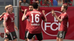 Das Bild zeigt den 1. FC Nürnberg im EA FC 25 Karrieremodus.