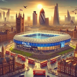 Das Bild symbolisiert das geplante neue Stadion im EA FC 25 Karrieremodus für den Royal FC London.