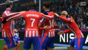 Das Bild zeigt Atletico Madrid im EA FC 25 Karrieremodus