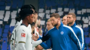 Das Bild zeigt das Spiel von Borussia Dortmund im EA FC 25 Karrieremodus.