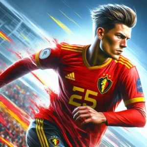 Das Bild symbolisiert Talente aus Belgien im EA FC 25 Karrieremodus