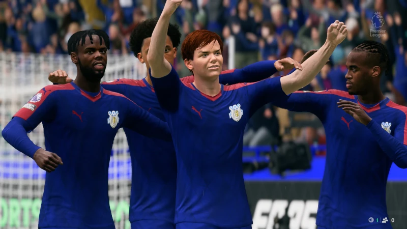 Das Bild zeigt einen Jugendspieler mit besonders hohem Potenzial im EA FC 25 Karrieremodus.