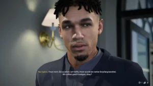 Das Bild zeigt Justin Njinmah im EA FC 25 Karrieremodus.