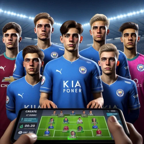 Das KI-Bild zeigt Wunderkinder im EA FC 25 Karrieremodus