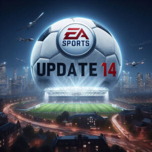 Das Bild zeigt Titelupdate 14 im EA FC 25 Karrieremodus