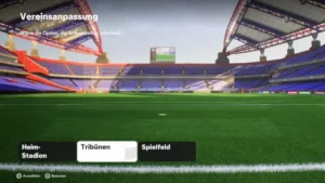 Das Bild zeigt das Estadio de las Artes im EA FC 25 Karriermodus