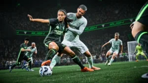 Das Bild zeigt das Gameplay im EA FC 25 Karrieremodus