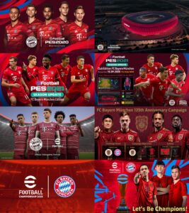 Das Bild zeigt, wie Konami den FC Bayern München aus dem Game verabschiedet nach dem Ende der Lizenz. Kommt das Stadion jetzt in den EA FC 26 Karrieremodus?