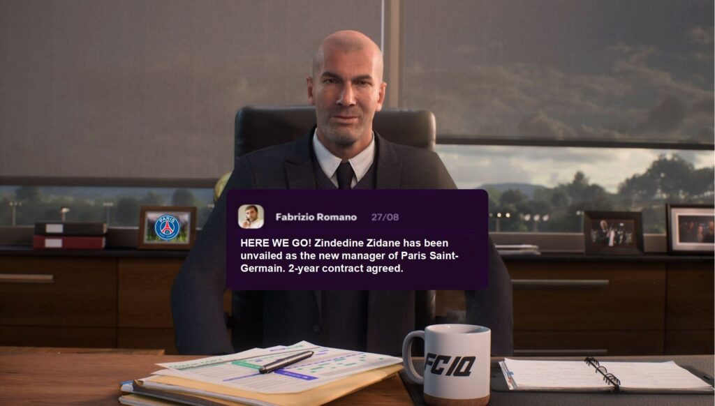 So könnte ein Trainermarkt im EA FC 26 Karrieremodus aussehen.