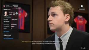 Das Bild zeigt einen Regen im EA FC 25 Karrieremodus, der mit dynamischem Potenzial die 99 erreicht hat.