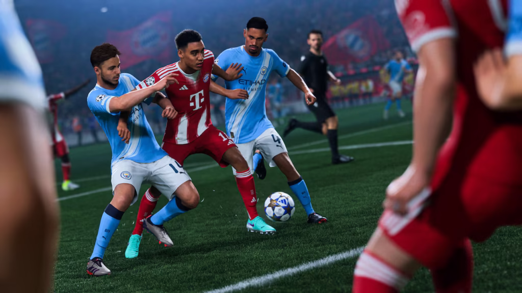 Das Bild zeigt das Gameplay im EA FC 26 Karrieremodus