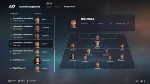 Das Bild zeigt die neuenm Taktikaufgaben im EA FC 26 Karrieremodus